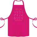Zodiac Sign Constellations Cotton Apron 100% Organic Pink