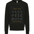 Zodiac Sign Constellations Kids Sweatshirt Jumper Black