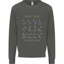 Zodiac Sign Constellations Kids Sweatshirt Jumper Storm Grey