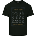 Zodiac Sign Constellations Kids T-Shirt Childrens Black