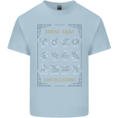 Zodiac Sign Constellations Kids T-Shirt Childrens Light Blue
