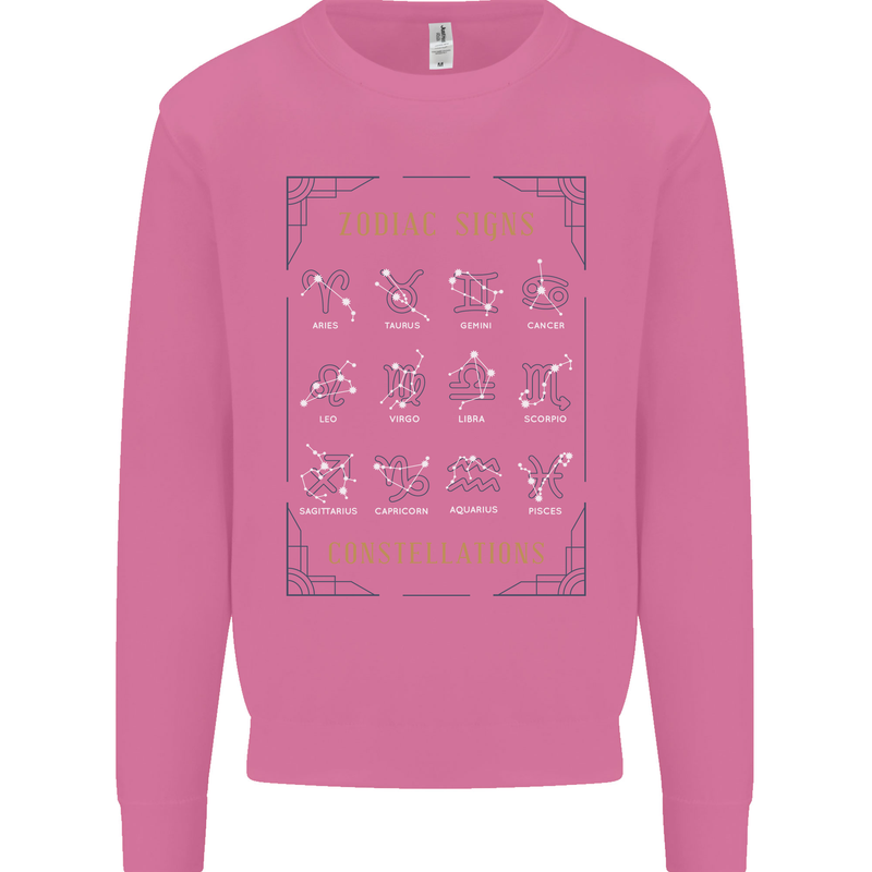 Zodiac Sign Constellations Mens Sweatshirt Jumper Azalea