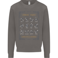Zodiac Sign Constellations Mens Sweatshirt Jumper Charcoal