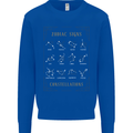 Zodiac Sign Constellations Mens Sweatshirt Jumper Royal Blue