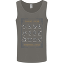 Zodiac Sign Constellations Mens Vest Tank Top Charcoal