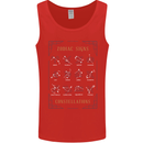 Zodiac Sign Constellations Mens Vest Tank Top Red