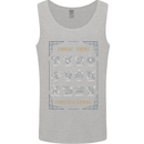 Zodiac Sign Constellations Mens Vest Tank Top Sports Grey