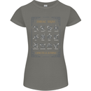 Zodiac Sign Constellations Womens Petite Cut T-Shirt Charcoal