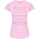 Zodiac Sign Constellations Womens Petite Cut T-Shirt Light Pink
