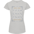Zodiac Sign Constellations Womens Petite Cut T-Shirt Sports Grey