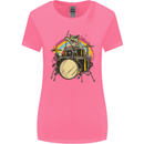Zombie Cat Drummer Womens Wider Cut T-Shirt Azalea