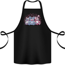 Zombie Cat Rabbit Bear Halloween Gothic Cotton Apron 100% Organic Black