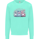 Zombie Cat Rabbit Bear Halloween Gothic Kids Sweatshirt Jumper Peppermint