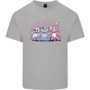 Zombie Cat Rabbit Bear Halloween Gothic Kids T-Shirt Childrens Sports Grey