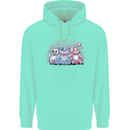 Zombie Cat Rabbit Bear Halloween Gothic Mens 80% Cotton Hoodie Peppermint