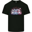 Zombie Cat Rabbit Bear Halloween Gothic Mens Cotton T-Shirt Tee Top Black