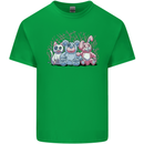 Zombie Cat Rabbit Bear Halloween Gothic Mens Cotton T-Shirt Tee Top Irish Green