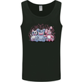 Zombie Cat Rabbit Bear Halloween Gothic Mens Vest Tank Top Black