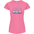 Zombie Cat Rabbit Bear Halloween Gothic Womens Petite Cut T-Shirt Azalea