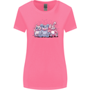 Zombie Cat Rabbit Bear Halloween Gothic Womens Wider Cut T-Shirt Azalea