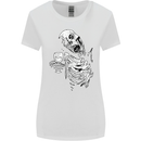 Zombie Cheer Skull Halloween Alcohol Beer Womens Wider Cut T-Shirt White