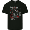 Zombie Halloween Vampire Dracular Skull Kids T-Shirt Childrens Black