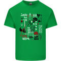 Zombie Halloween Vampire Dracular Skull Kids T-Shirt Childrens Irish Green