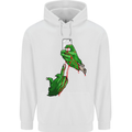 Zombie Selfie Funny Halloween Horror Mens 80% Cotton Hoodie White