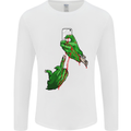 Zombie Selfie Funny Halloween Horror Mens Long Sleeve T-Shirt White