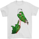 Zombie Selfie Funny Halloween Horror Mens T-Shirt Cotton Gildan White