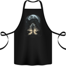 Zombie Street Halloween Cotton Apron 100% Organic Black