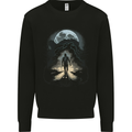 Zombie Street Halloween Mens Sweatshirt Jumper Black