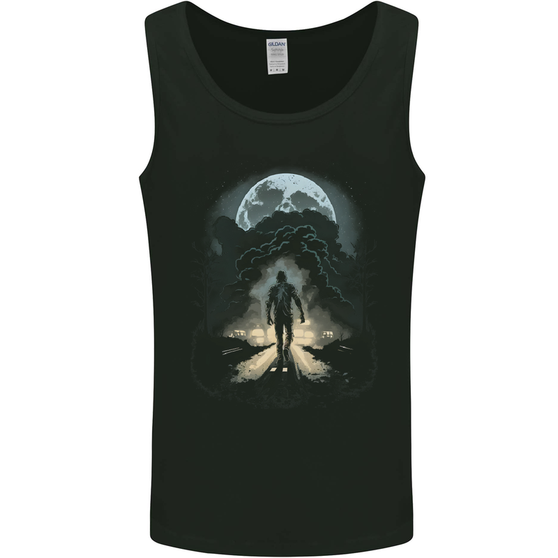 Zombie Street Halloween Mens Vest Tank Top Black