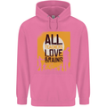 Zombie Teacher Love Brains Halloween Funny Mens 80% Cotton Hoodie Azelea