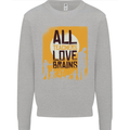 Zombie Teacher Love Brains Halloween Funny Mens Sweatshirt Jumper Sports Grey