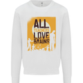 Zombie Teacher Love Brains Halloween Funny Mens Sweatshirt Jumper White