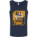 Zombie Teacher Love Brains Halloween Funny Mens Vest Tank Top Navy Blue