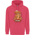 Zombie Teddy Bear Halloween Gothic Murder Childrens Kids Hoodie Heliconia