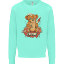 Zombie Teddy Bear Halloween Gothic Murder Mens Sweatshirt Jumper Peppermint