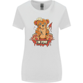 Zombie Teddy Bear Halloween Gothic Murder Womens Wider Cut T-Shirt White